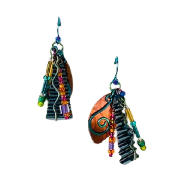 Niobium Cluster Earrings - Color Pop