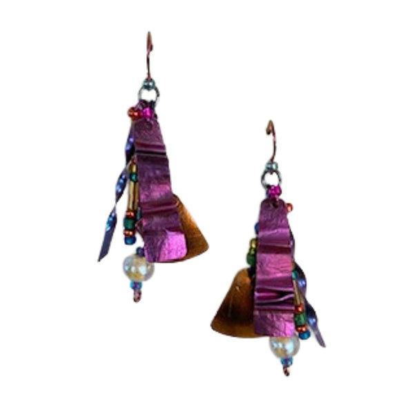 Niobium Cluster Earrings - Royalty