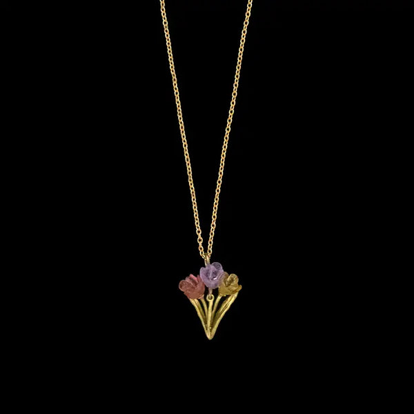 Tulip 16" Adj. Dainty Pendant