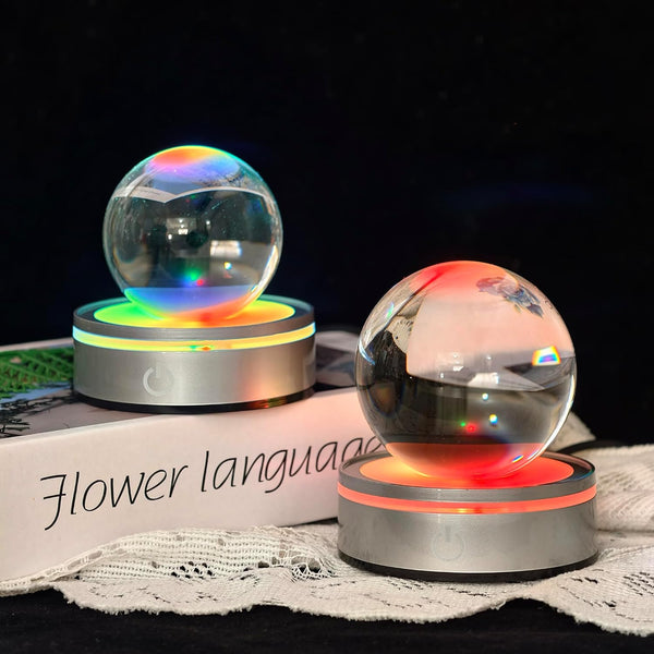 Multicolor Silver Light Base - USB or AAA Battery