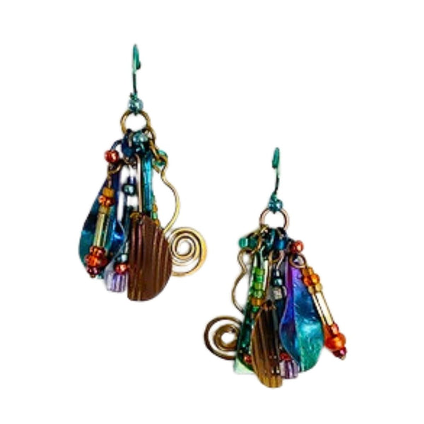 Niobium Cluster Earrings - Tchotchkes