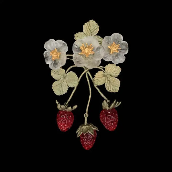 Strawberry Statement Brooch