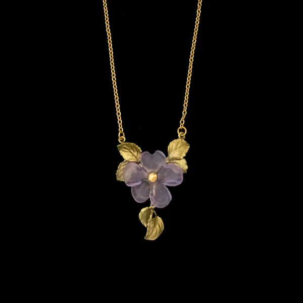 Impatiens 16" Adj. Pendant - Purple