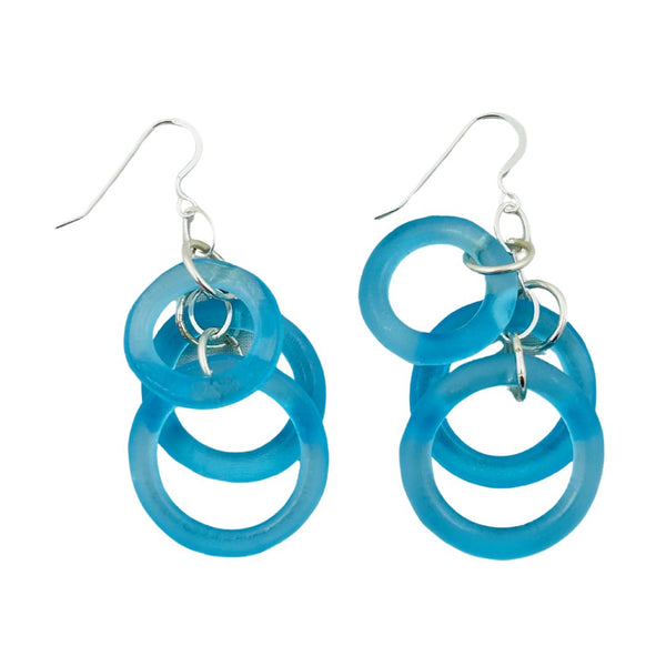 Chandelier Earrings - Aqua