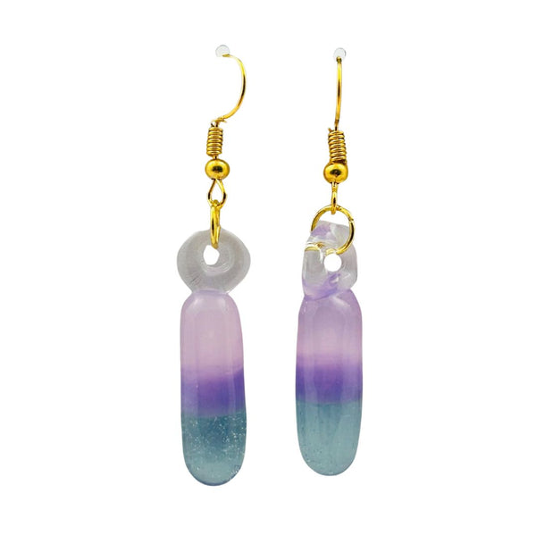 Awkward² Earrings - Bisexual Pride (Pastel)