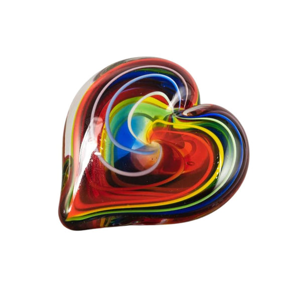 Hearts of Fire Paperweight - Bohemian