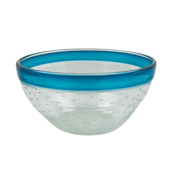 Reverse Pineapple Bowl - Capri Blue