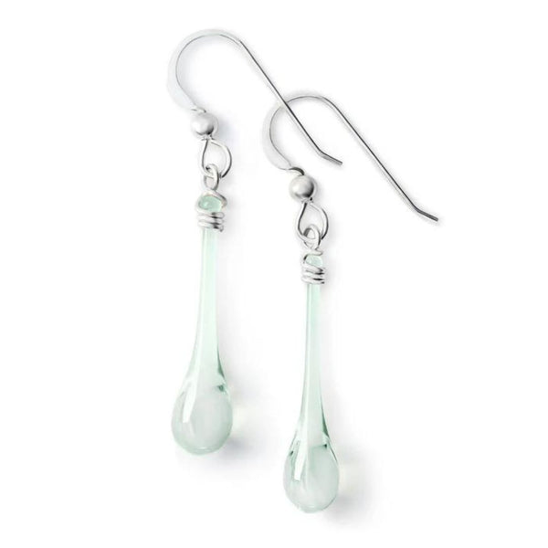 Solaris Glass Teardrop Earrings - Coca-Cola