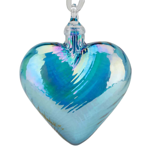 December Heart Ornament: Topaz