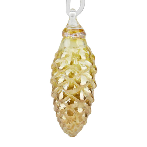Pinecone Ornament - Gold