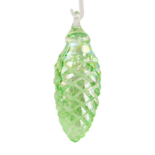 Pinecone Ornament - Holly Green Luster