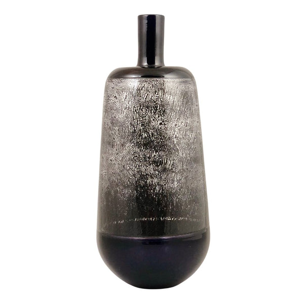 Murrine Vase - Black & Purple