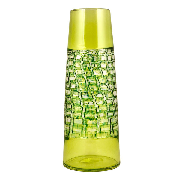 Murrine Vase - Yellow & Green