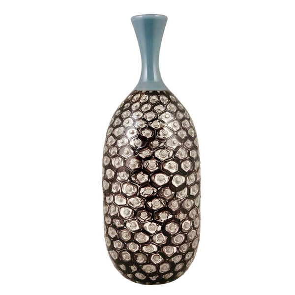 Murrine Vase - Grey and Purple