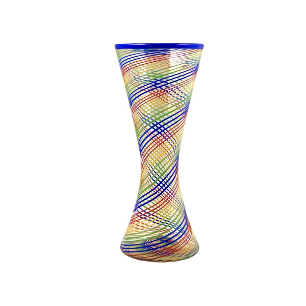 Colorful Hourglass Vase