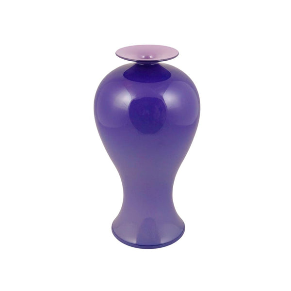 Guardian Vase - Purple w/ Pink Rim