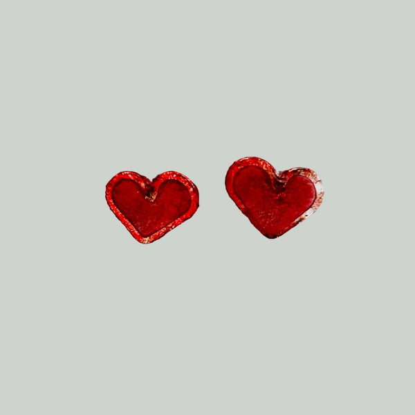 Amor Earrings - Coral