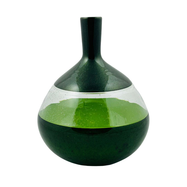 Incalmo Soda Bubble Bottle - Metallic Green