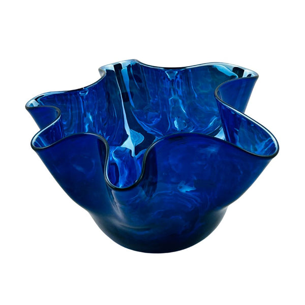 Metallic Wavy Bowl - Mystic Blue