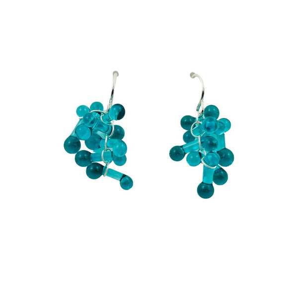 Rossetti Cluster Earrings - Teal