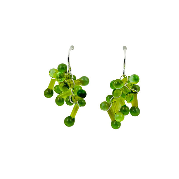 Rossetti Cluster Earrings - Chartreuse