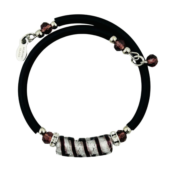 Glass Bead Rubber Bracelet - Royal Wedding