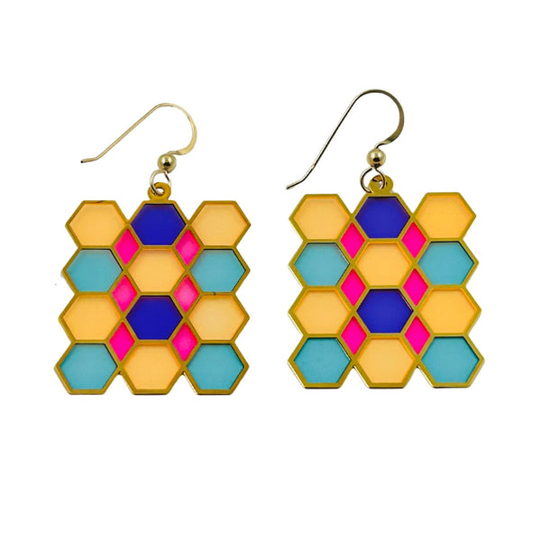 Tile Translucent Earrings