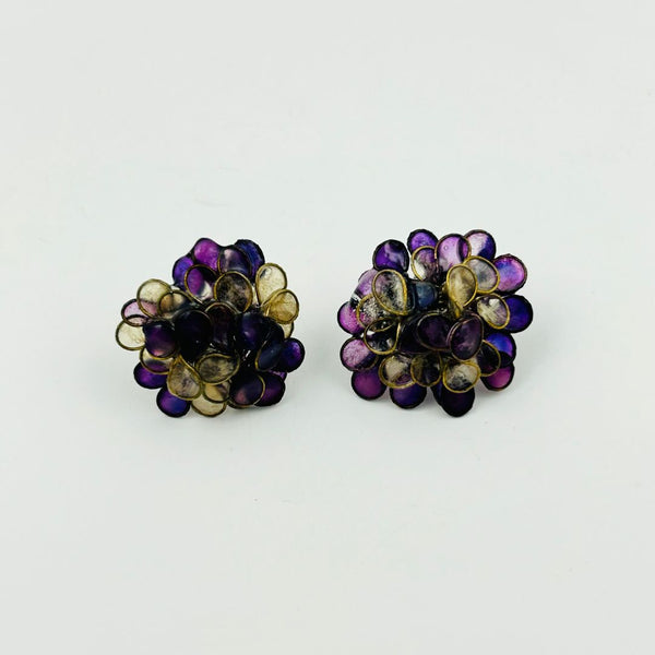 Hydrangea Earrings - Lilac