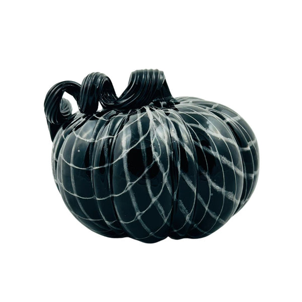Black & White Web Pumpkin