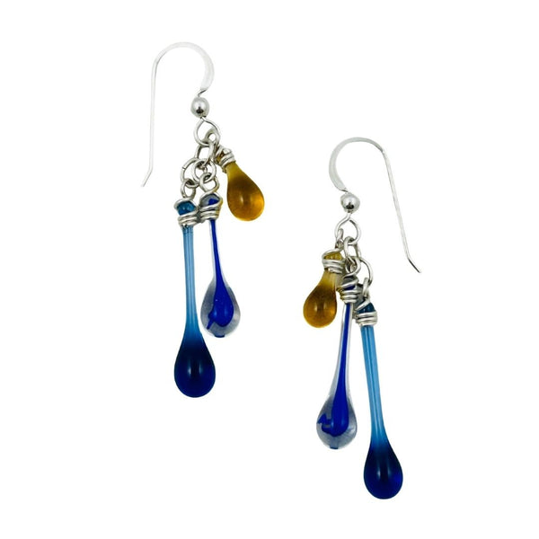 Trio Glass Earrings - Night & Day