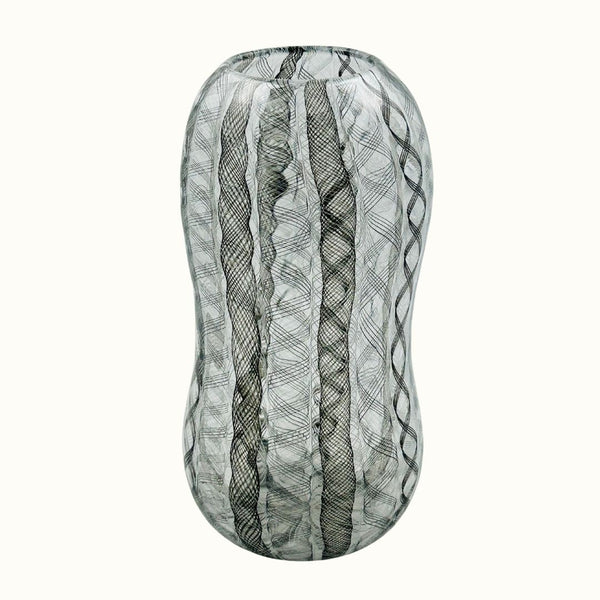 Zanfirico Vase - Black/White
