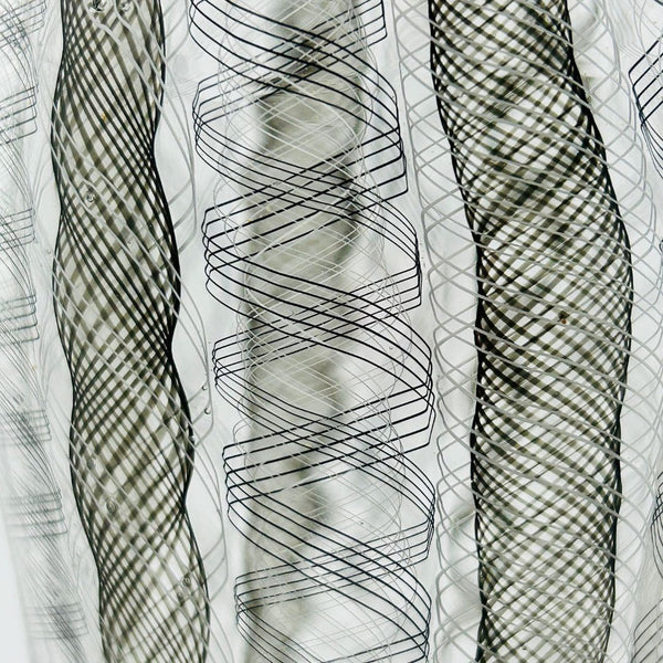 Zanfirico Vase - Black/White
