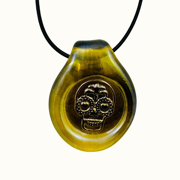 Pendant - Sugar Skull (Miso Caramel)
