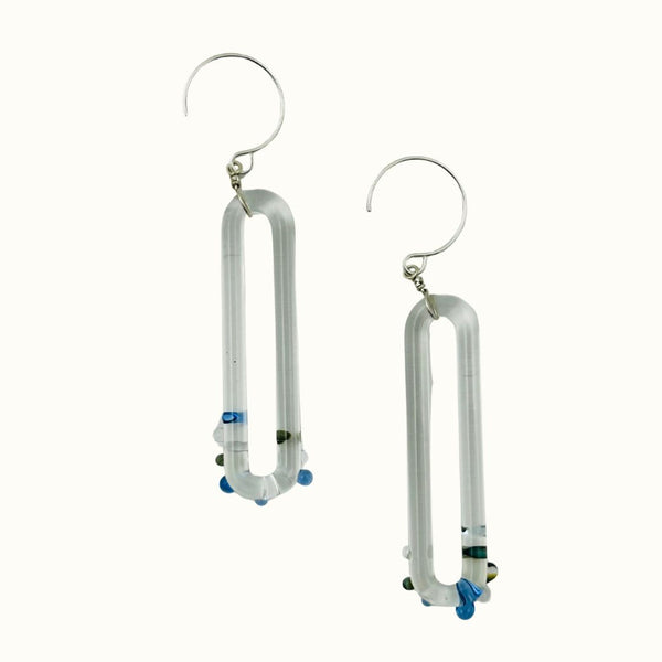 Astrid Link Earrings - Blue