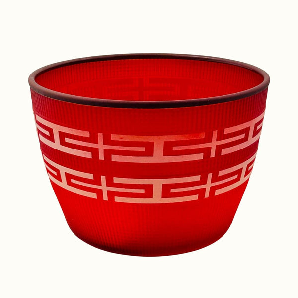 Tlingit Berry Basket - Cranberry/Brick