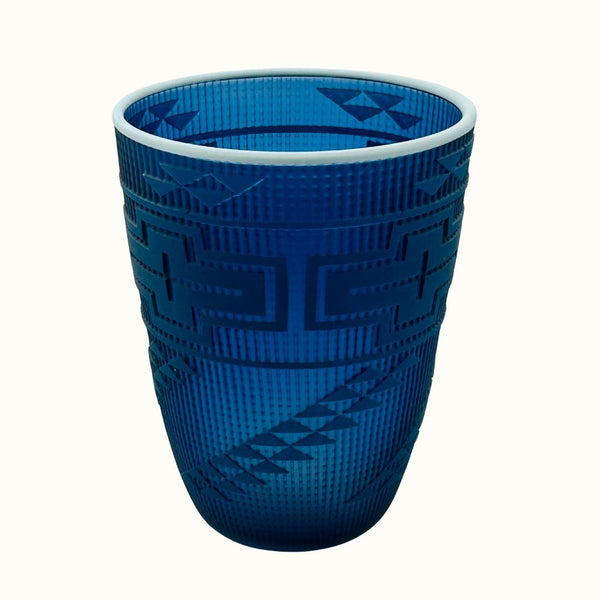 Tlingit Berry Basket - Steel Blue/Grey
