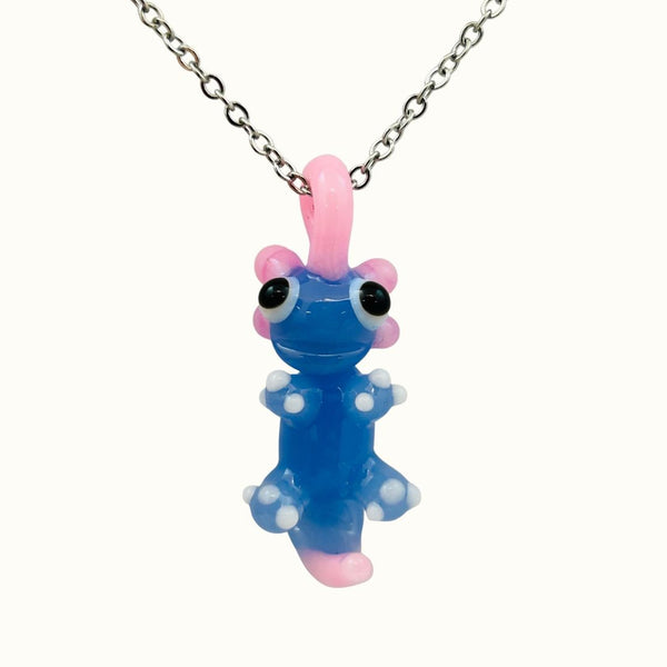 Awkward² Necklace - Lagoon Axolotl