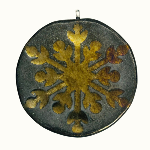 Fused Ornament - Let It Snow Snowflake