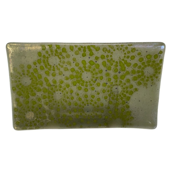 Small Tray - Gray & Yellow Fireworks