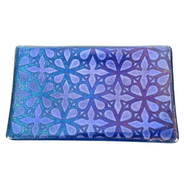 Small Tray - Blue Shurikens