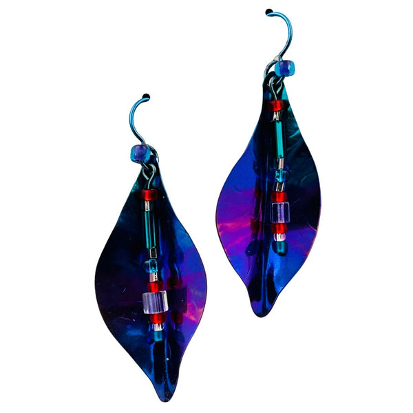 Large Niobium Earrings $85