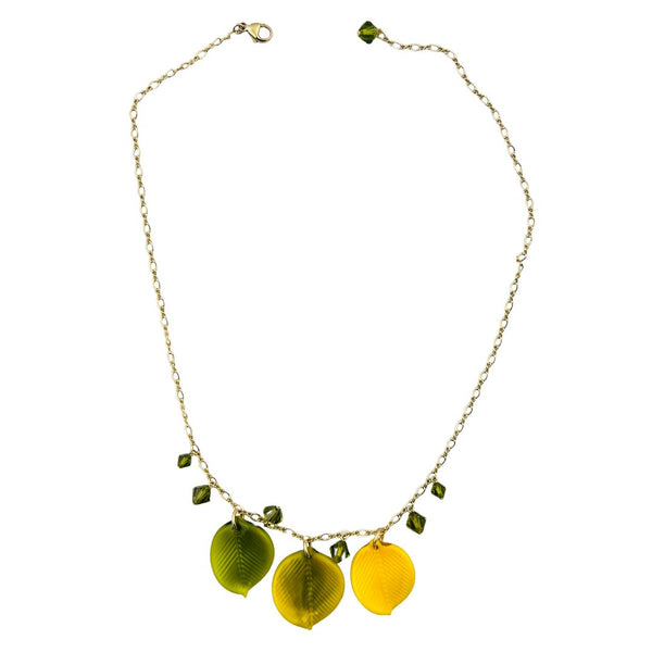 Aspen Leaf Necklace - Early Season