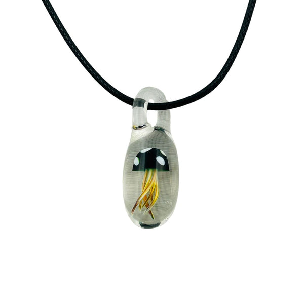 Jellyfish Pendant - Black Sea