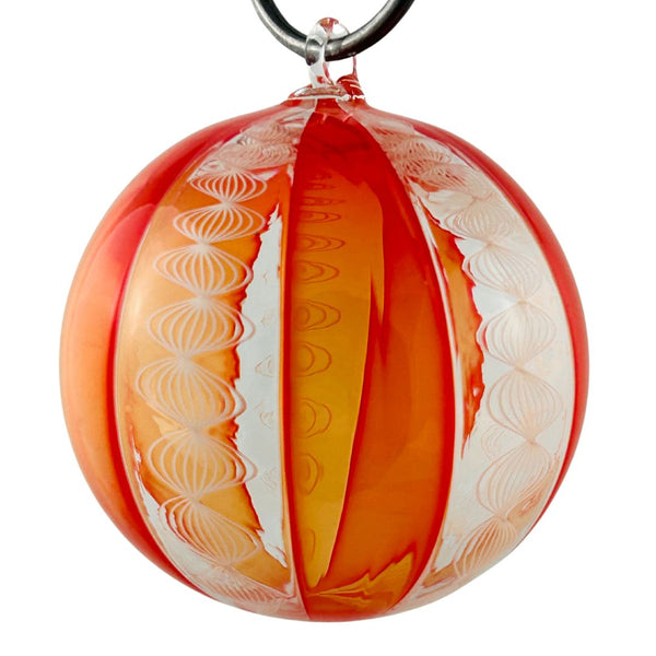 Chris Schuelke Cane Ornament - Dreamsicle