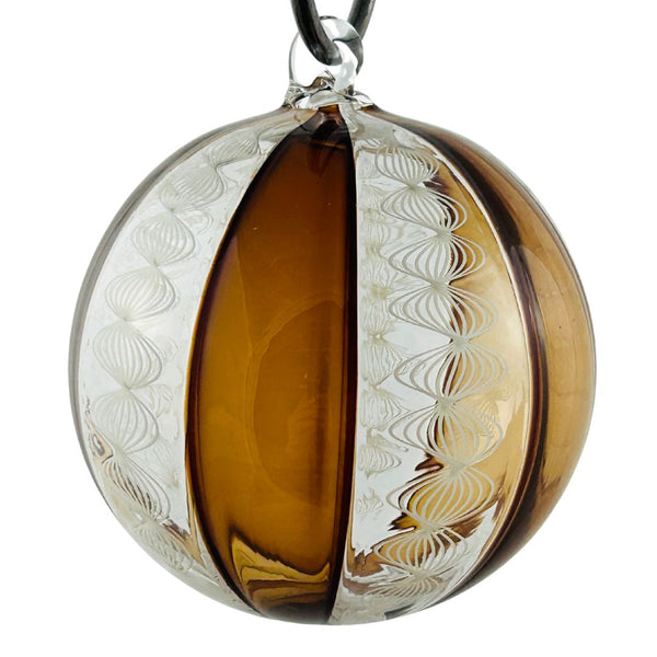 Chris Schuelke Cane Ornament - Chocolate Swirl