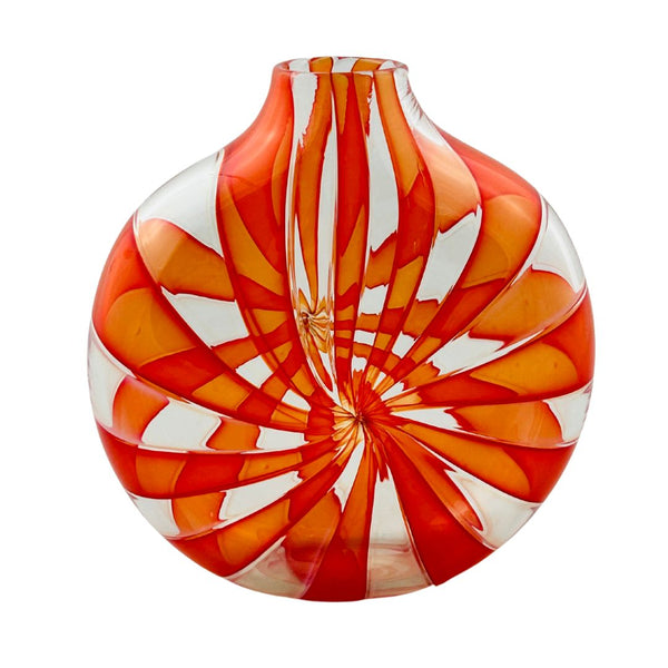 Peppermint Vase - Red