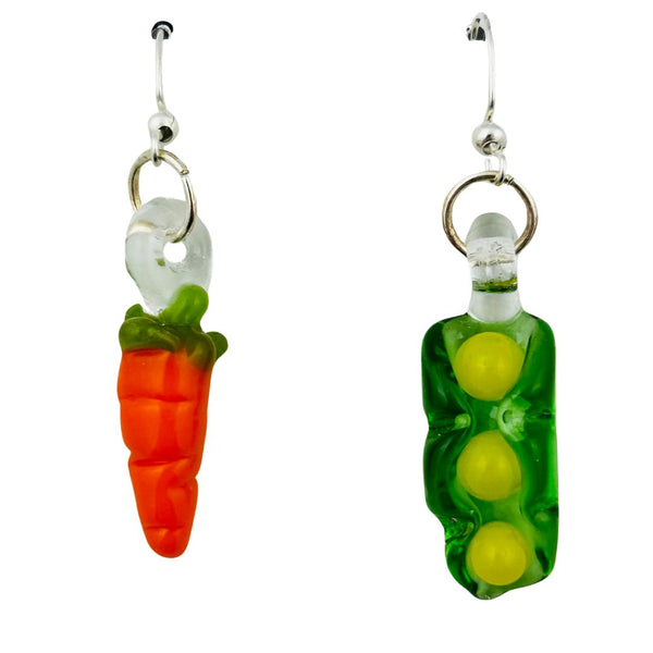 Awkward² Earrings - Peas & Carrots