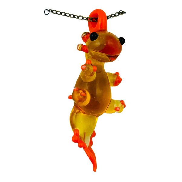 Awkward² Necklace - Fiery Axolotl