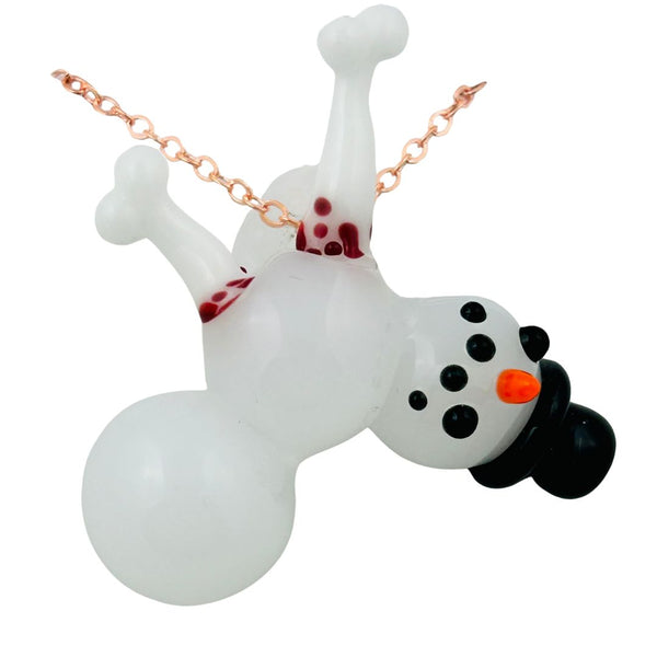 Awkward² Necklace - Dying Snowman