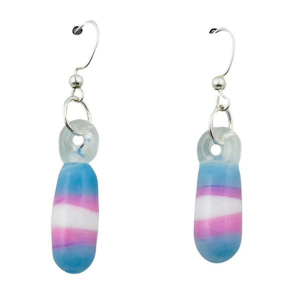 Awkward² Earrings - Transgender Pride